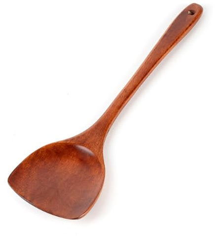 Wooden Spatula Professional Non Stick Wooden Spatula Wood Turner Cooking Tool Heat Resistant Wood Spatulas for Baking Non Stick Cookware