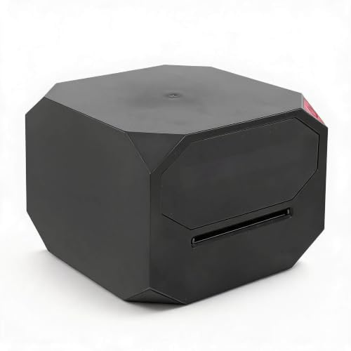 Automatischer Karten Shuffler Händler für Family Party Games 360 180 Grad Deal ， Stille Wiederaufladbare Batteriebetriebene Kartenhändlermaschine (BLACK)