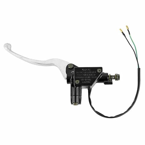 cyclingcolors leva pompa freno moto scooter ciclomotore compatibile con sym 50 125 symphony fiddle jet peugeot 50 125 tweet nero argento sinistra Cilindro Maestro