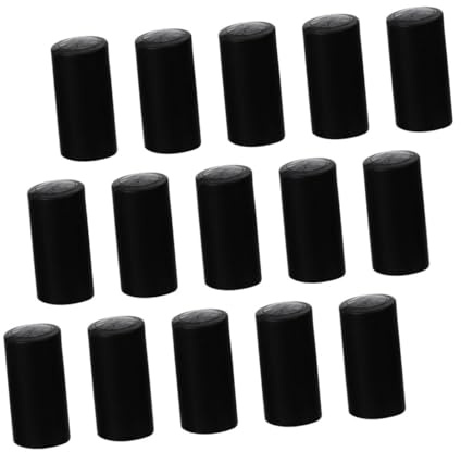 Ciieeo Protège Les Fuites Thermorétractables en PVC Noir 100 Capsules Film d'emballage Résistant la Chaleur pour Bouteilles de Vin pour Fêtes et Caves
