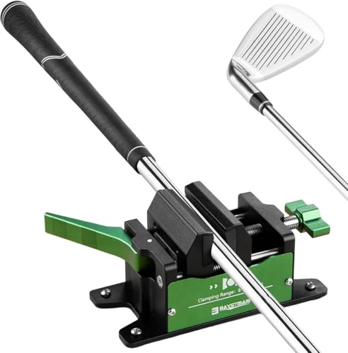 Morsa a sgancio rapido per albero da golf in alluminio per riparazione e manutenzione domestica del club per mazze da tavolo in ferro e legno