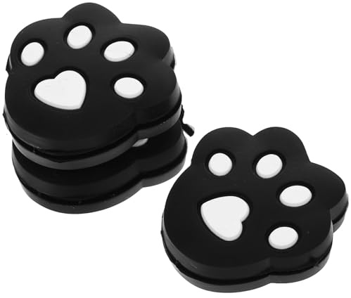 Toyvian Smorzatori da Tennis in Silicone Nero 3 Pezzi Accessori per Racchetta per Uso Sportivo e Regalo Giocatori