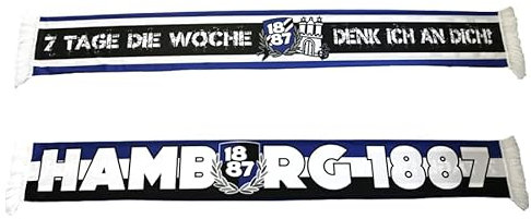 1887 Streetwear Fanschal Druckschal 7 Tage die Woche Denk Ich an Dich!