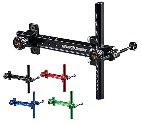 MILAEM Bogenschießen Bogenvisier Visiere für Recurve Bogen Aluminium Bow Sight Jagdzubehör (Blau)