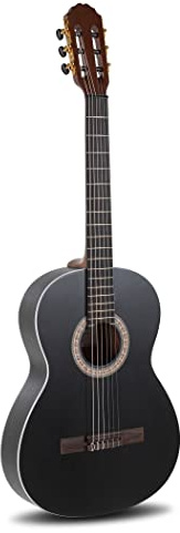 LUTHIER MANUEL RODRÍGUEZ E-Akustik Konzertgitarre - Caballero by MR - Principio 4/4 E-Akustik Slim Body - Massive Fichtendecke - schwarz - CA-PM BE Fichte