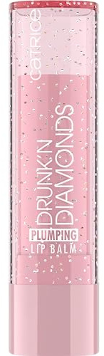 Catrice Drunk'n Diamonds Plumping läppbalsam lipbalm Nr. 040 (3.5g) | Fyllig effekt, Återfuktande, Vårdande, Glitterpartiklar, Läppbalsam