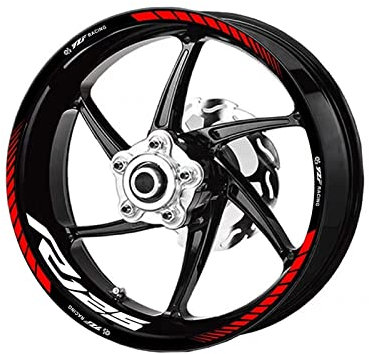 Felgenband Motorrad-Räder, Klebeband, Motorrad-Aufkleber, Felgenstreifen Für Yamaha YZF R125(1)