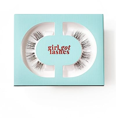 GirlGotLashes Mini Box Doll Eye Edition N°2 Wimpernextensions für Zuhause 1 Wimpern Paar Fake Lashes mit 5-7 Tagen Halt Vegan Handgemacht