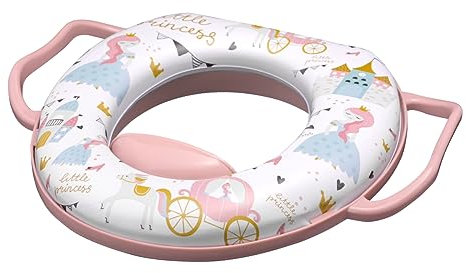 Lorelli Soft Trainingssitz Princess Toilettenverkleinerer, rosa, 1013068-0007