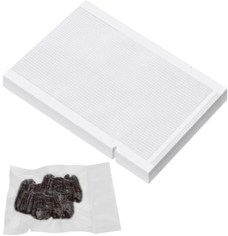 10x15cm 100Pcs Thick Vacuum Sealer Bags for Food Storage, Heat Seal Bags Small Precut Storage Bag, Plastic Heat Seal Bags, Grocery Sealable Bag, Mini Storage Bag for Seal Tea Cookie Bean Candy