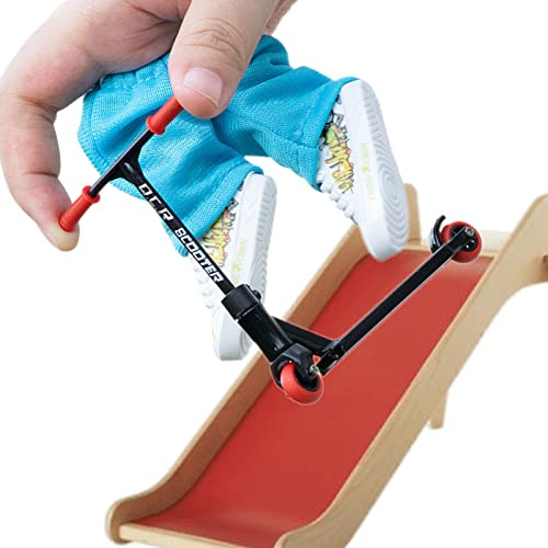 Moxeupon Fingerboards, Fingerspielzeug, Skateboards, mit Hosen, Schuhen und Werkzeugen – Finger-Scooter, Spielzeug, Scooter, Fingerboard, Zubehör mit Hose, Schuhe