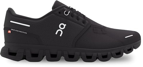 On Womens, Cloud 6 Black/Black 9 Medium