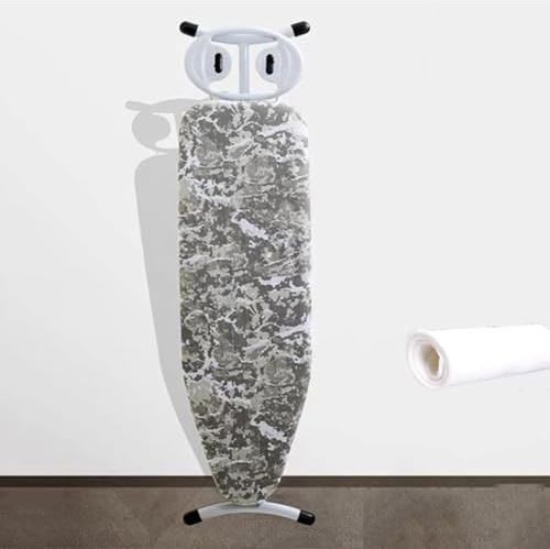 QSPNVFB Funda Tabla De Planchar 95x30 Cm, Almohadilla para Tablas De Planchar Algodón, Funda para Tabla De Planchar Resistente Al Calor, Elástica(Marble,95x30 cm/13x38 in)