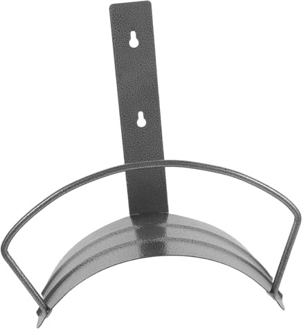 TINEASUR Soporte De Manguera Metálico Para Jardín Organizador De Pared Resistente y Multifuncional Instalación Fácil Cercas o Muros Soporte Para Mangueras De Agua y Decorativo