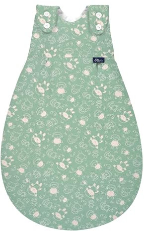 Alvi Baby-Mäxchen Außensack Exklusiv | mitwachsender, atmungsaktiver Baby-Schlafsack | umlaufender Reißverschluss, ärmellos | 100% Baumwolle, wattiert | TOG 2,5 | 60 °C waschbar & trocknergeeignet