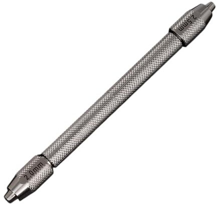 Gralara Pin Vise Taladro Hand Precision Taladro Herramientas Giratorias de Broca Profesional Pequeño Taladro Manual de Herramientas de Reparación DIY DIY, Medio