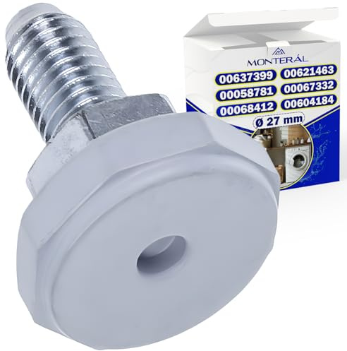 Support Rubber Foot Washing Machine Ø 27mm M10 00637399 for Bosch | for Balay for Constructa for Siemens for Neff - MONTERAL
