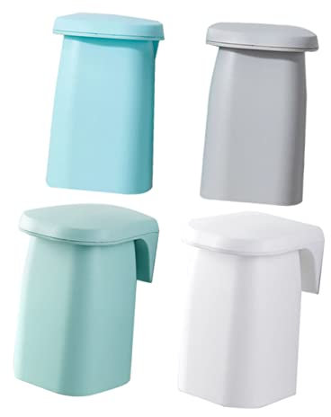 HOLIDYOYO 4piezas Portavasos Magnético para Baño Soporte De Dientes Diseño Simple y Duradero