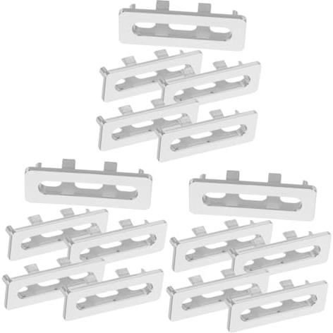 Didiseaon 3sets Basin Overflow Hole Covers Durable Decorative Rings for Washbasin Prevents Spills Sleek Design for Home Hotel and Shopping Mall Use 5pcs*3