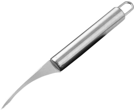 BESTYASH Utensile per Sbucciare i Gamberetti in Acciaio Strumento per Sgusciare i Gamberetti Sbucciatore per Cucina