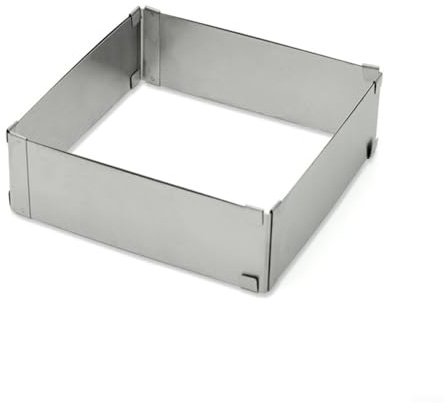 Stainless Steel Cake Moulds for Mousse and More Adjustable For Ring Design (6-11in)