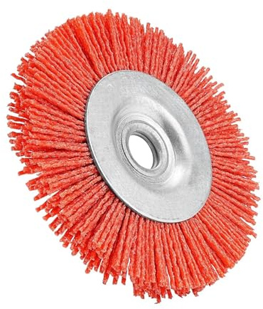 Spazzola Abrasiva in Nylon da 100 Mm/125 mm Spazzola per Lucidatura Lavorazione del Legno Rettifica Sbavatura dei Metalli per Smerigliatrice Utensili Rotanti Utensili per Rettifica