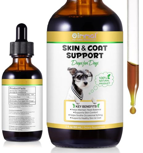 ZyranovaE Yeast Infection Treatment for Dogs,Dog Ear Infection Treatment, Soothing Dog Yeast Infection,Allergy Relief,Natural Fast Relief Drop for Immune Health - 2 fl oz