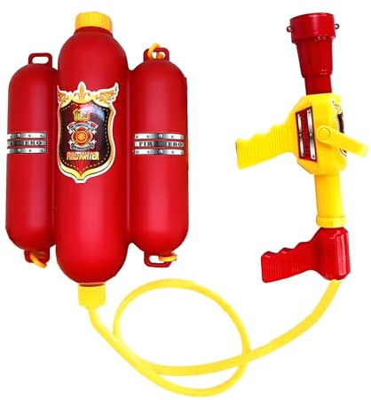 Vigile del Fuoco Zaino Pistole d'Acqua Blaster Giochi sparatutto in Acqua e Giocattoli da Spiaggia (Vigile del Fuoco)
