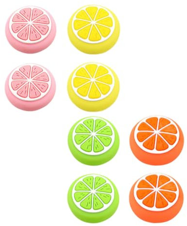 UKCOCO 8 Stücke Griff Taste Kappe Intelligente Schalter Silikon Daumen Stick Kappe Silikonhaut Case Joystick Kappen Für Schalter Joystick Daumengriff Joystick Grip Cap Lite Silikagel