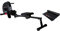Christopeit Sport Ruderzugmaschine Cambridge II Black Edition inkl. Bodenschutzmatte - 4-stufiger Widerstand - LCD-Computer - Klappbar
