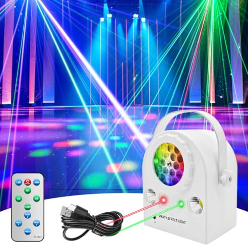 Mslitely-La sfera luminosa da discoteca realizzata in materiale ABS, è dotata di telecomando, offre una luce ambientale LED dinamica, ideale per feste in famiglia, matrimoni e illuminazione scenica.