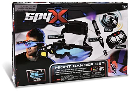 SpyX LINIEX Juego de guardabosques de Noche Spy X (20215), Negro