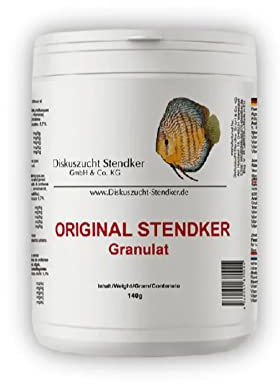 Stendker Granulat 140g - hochwertiges Markenfutter - Diskus Futter - Diskusgranulat