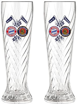 FC Bayern München Weißbierglas 2er-Set