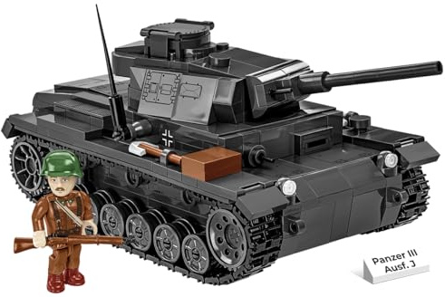 COBI historisk samling WWII Panzer III Ausf. J Tank