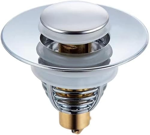 JIGSAWTOY YAW Bonde Lavabo Universel, Bouchon de Vidange Amélioré, Pull Type Bonde Evier, Accélère Le Drainage sans colmatage, pour Baignoire, Cuisine, Lavabo (Orifice de Vidange 32-42mm)