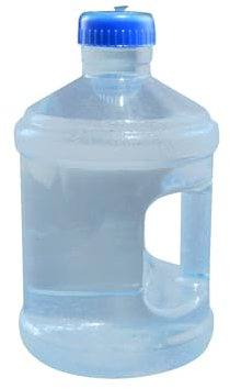 3L/5L (101/170 Oz transparent)Wasserflasche mit Abdeckung, große Gym-Wasserflasche mit Griff, Gallon Wasserkrug, Außengriff, große Kapazität (3L)