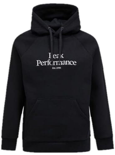 Peak Performance Herren Original Hood-BLACK-OFFWHITE (Größe: L)