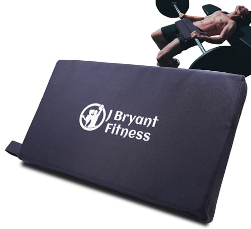 J Bryant Cuscinetto protettivo in schiuma quadrata extra spessa per bilancieri e sollevamento pesi, attrezzatura da palestra di alta qualità per spinte dell'anca e glutei e allenamento dei glutei