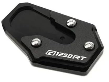 VQLDPX Motorrad-Seitenständerpolster Für R1250RT R 1250 RT R1250 RT 2018-2024 Vergrößerte Verlängerungsfußplatte Motorradständer Platte Verbreiterung(Schwarz,X-1)
