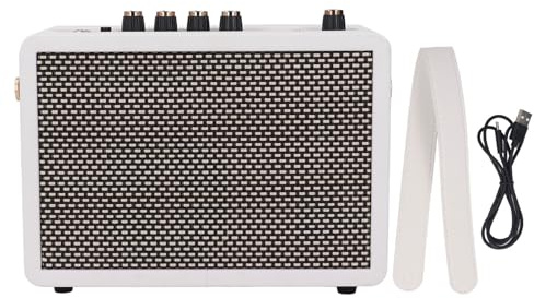 Amplificateur de Guitare électrique 10 W, Mini Amplificateur de Pratique de Guitare, Haut-Parleur de Guitare électrique de Bureau avec Effets de Nettoyage et de Distorsion pour
