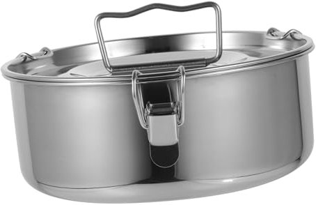 HOMOBABE Molde Para Flan De Acero Inoxidable Con Rejilla Vaporizadora Pan Estilo Olla De Vapor Pequeña Para Cocina Accesorio Resistente y Fácil De Usar