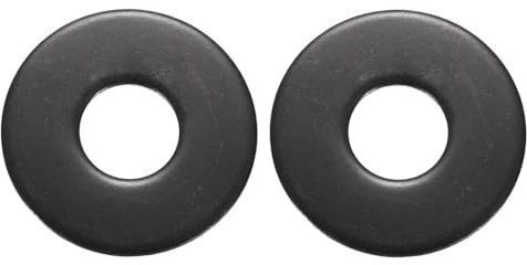 QUARKZMAN 2Stk M20 Unterlegscheiben M20*60 * 4mm Schwarz | Karosseriescheiben 304 Edelstahl Flach Beilagscheiben für Schrauben, Bolzen und Muttern