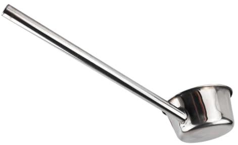 Zerodeko Cucharón de Cocina Inoxidable Mango Cazo para Sopa y Agua Uso Hogar Jardín Restaurante