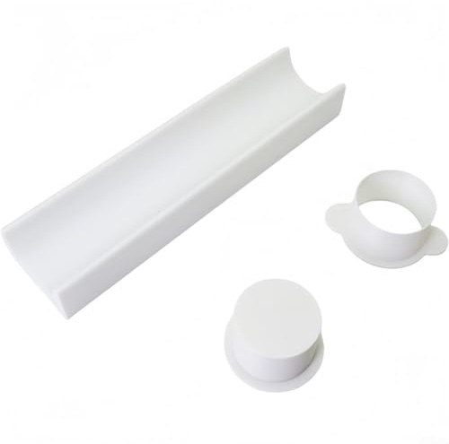 Gdfnmogo Round Cake Pops Baking Molds With 9 Inch Tray For Home Baking, Wedding Desserts, Cake Cutters For 1 8 Inch Diameter Cake Pops, Cookie Dough And Dessert Maker(White)