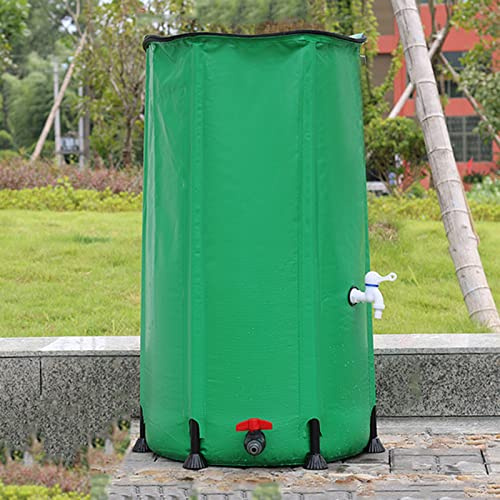 Efficiente serbatoio portatile per l'acqua piovana – Barile per pioggia da 50 galloni con filtro e kit di troppopieno – Sistema di raccolta dell'acqua piovana ideale per giardinaggio e irrigazione
