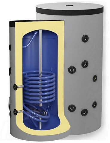 150 Liter Warmwasserspeicher Standspeicher mit 1 Wärmetauscher - indirekt beheizt - z.B. Anschluss an Ölheizung