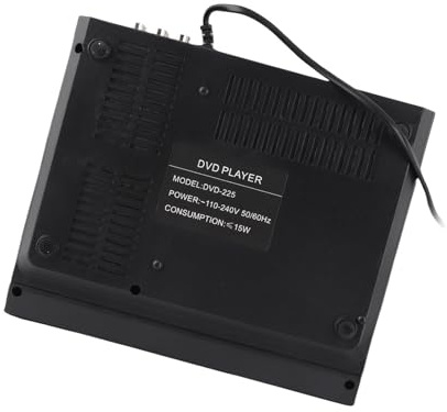 SUNGOOYUE Mini Lecteur DVD, Compatible avec DVD R RW CD R CD RW, avec Télécommande USB 2.0 à Balayage Progressif, pour TV Home Cinéma (Prise UE)