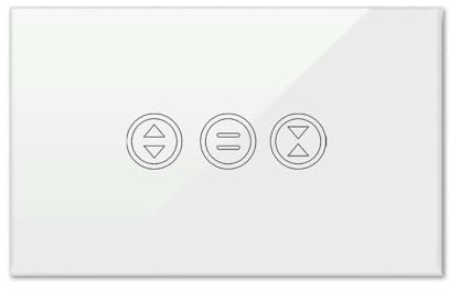 JXQXHCFS Tuya Smart Life WiFi Switch Electric Motorized Curtain Blind Roller Shutter Motor Compatible with Google Home Alexa Voice Control-Style 1 White Switch