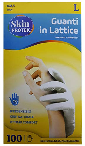 Handschuhe aus Latex Gr. L – Einweg – Beidhändig